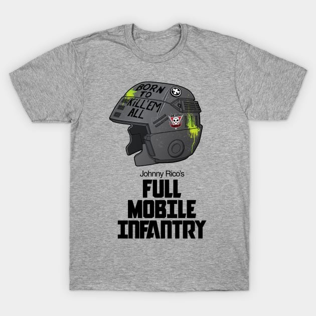 Full Mobile Infantry T-Shirt by d4n13ldesigns